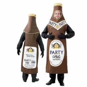 Bierflasche Kost�m Kleiner Durst f�r Herren