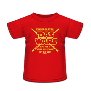 Schulanfang T-Shirt Kindergarten Das Wars rot Zuckertte fr Kinder