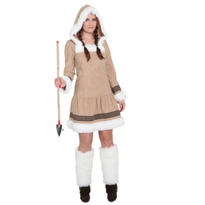 Eskimo Kost�m Kleid f�r Damen