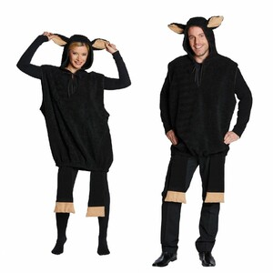 Schaf Kostüm schwarzes Schaf für Erwachsene