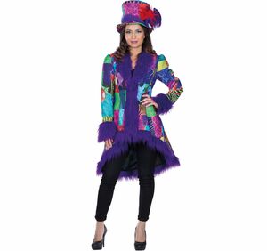 Garde Mantel im Patchwork-Look bunt f�r Damen