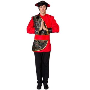 Chinesen Kost�m Mr. Wong f�r Herren