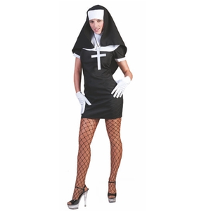 Nonnen Kost�m Schwester Maria f�r Damen