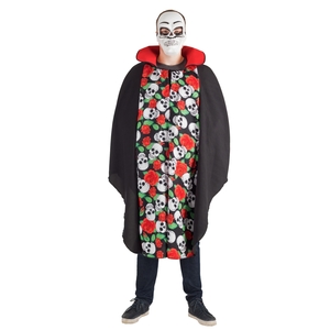 Halloween Umhang La Catrina f�r Erwachsene