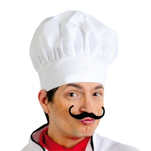 Kochm�tze Chefkoch M�tze wei� KW 60 cm f�r Erwachsene