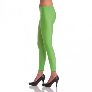 Leggings neon-grn 80er Jahre Kostm-Zubehr fr Damen
