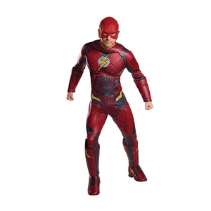 Flash Kost�m Deluxe Justice League f�r Herren