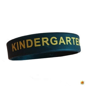 Silikon-Armband mit Spruch: Kindergarten, DAS WARS