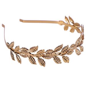 Diadem rmischer Kopfschmuck Gold Haarreif Lorbeerkranz fr Erwachsene