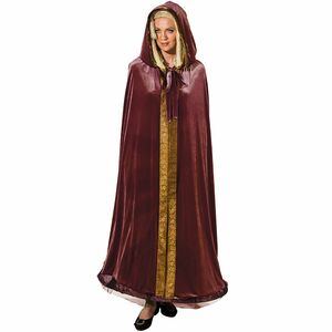 M�rchen Umhang aus Samt in rot f�r Damen