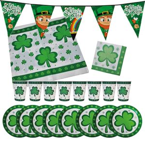 St. Patricks Day Party-Set Irish Green 34-tlg. Party-Deko
