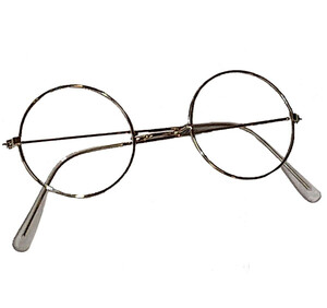 Brille Weihnachtsmann Nikolaus Oma Opa, Kost�m-Zubeh�r Metallbrille