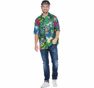 Hawaii Hemd bunt f�r Herren