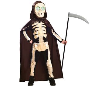 Halloween Kostm Knochen Skelett mit Maske fr Kinder