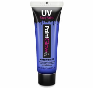 Schwarzlicht Farbe UV-Schminke Make-Up blau
