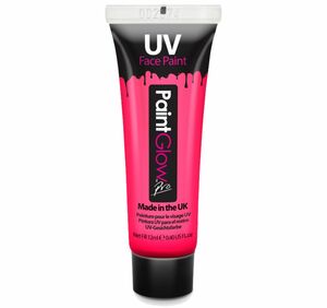 Schwarzlicht Farbe UV-Schminke Make-Up rosa