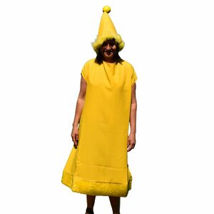 Brettspiel Kost�m nicht �rgern Spielfigur gelb f�r Erwachsene