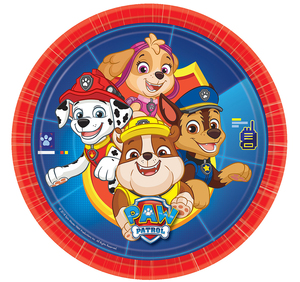 Paw Patrol Teller 8er-Set Partyteller Hunde Geburtstag  22,8 cm Party-Deko