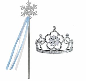 Eisk�nigin Elsa Diadem und Zauberstab Eisprinzessin f�r Kinder