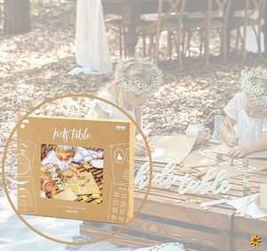 Hochzeit Kinderspiel-Set Besch�ftigung Ausmalen Brettspiel 37-tlg.