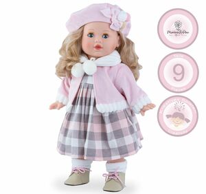 Puppe Annabell Mädchen 42 cm mit langen Haaren Schlafaugen Spielzeug