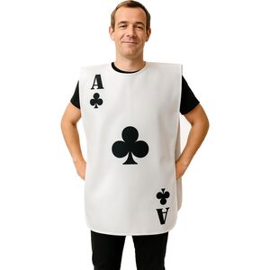 Spielkarten Kost�m Ass Pik Herz Karo Kreuz Gruppenkost�m f�r Erwachsene
