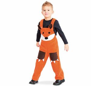 Fuchs Kostüm Latzhose Spielhose für Kinder