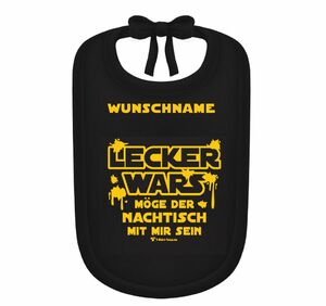 Unisex Baby L�tzchen Lecker wars mit Wunschname Geschenk zur Geburt