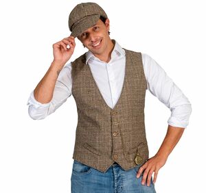 20er Jahre Weste mit Schieberm�tze f�r Herren