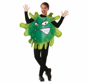 Coronavirus Kost�m Bakterie Corona Quarant�ne f�r Erwachsene