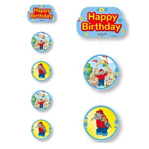 Benjamin Blmchen Deckenhnger Happy Birthday fr Kinder Party-Deko