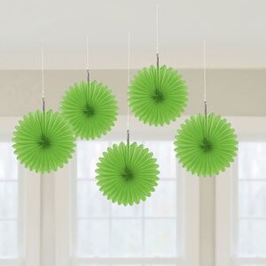 Dekof�cher gr�n Party-Zubeh�r 5 St�ck 15,2 cm