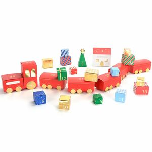 DIY Adventskalender Zug zum Basteln Weihnachtszug zum Befllen