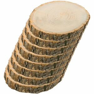 Holzscheibe Baumscheiben-Set 30 cm Deko Hochzeit, 8 St�ck