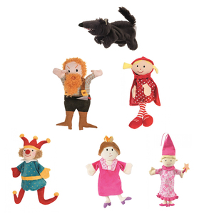 Handpuppen-Set 6 St�ck 24-30 cm Puppen-Zubeh�r f�r Puppen- und Kasperletheater