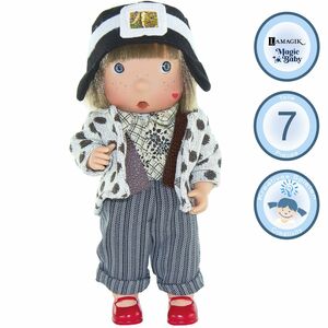 Puppe Amelia Mary Earhart Flugpionierin 25 cm f�r Kinder