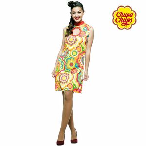Chupa Chups Kost�m 70er Jahre Flower Power Anja f�r Damen