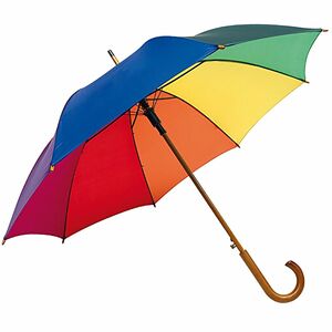 Stockschirm Regenbogenfarben  103 cm 89 cm lang Automatik CSD Pride Love 