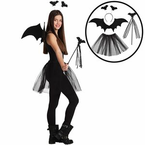 Fledermaus Kostm ser Halloween Vampir fr Kinder und Damen