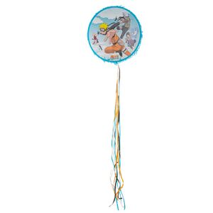 Naruto Pinata rund blau Naruto Shippuden 40 cm Party-Deko fr Kinder