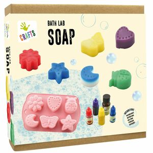 Seife selbst herstellen basteln Seifen-Set mehrfarbig mit Formen f�r Kinder