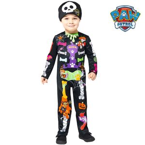 Paw Patrol Kost�m Halloween Skelett bunt f�r Kinder 