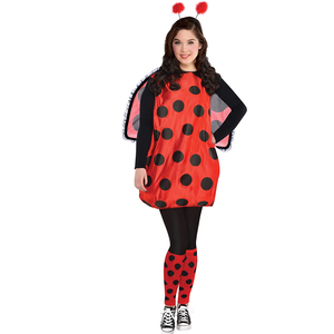 Marienk�fer Kost�m Ria mit Fl�geln f�r Teenager