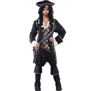 Piraten Kost�m Seer�uber Kapit�n Black Flint Deluxe f�r Herren