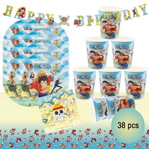 One Piece Party-Set Kindergeburtstag 38-tlg. Party-Deko