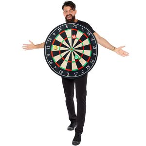 Darts Kost�m Dartscheibe Dart-Board mit drei B�llen f�r Erwachsene