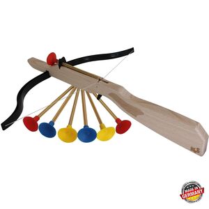 Armbrust aus Holz und 6 Sicherheitspfeile Spielzeug f�r Kinder