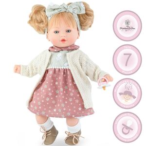 Puppe Leonie 40 cm mit langen Haaren & Weichk�rper f�r Kinder