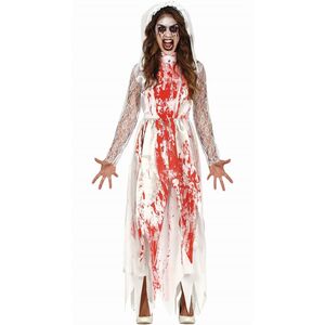 Blutige Braut Halloween Brautkleid mit Schleier f�r Teenager und Damen