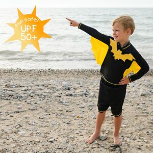 UV-Kleidung Super Bat Fledermaus 2-tlg. UPF 50+ UV Sch�tzend Bademode f�r Kinder